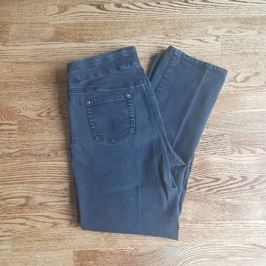 (10) Northern Reflections Skinny Fit Stretch Ankle Denim Pants ❤ Cotton Blend