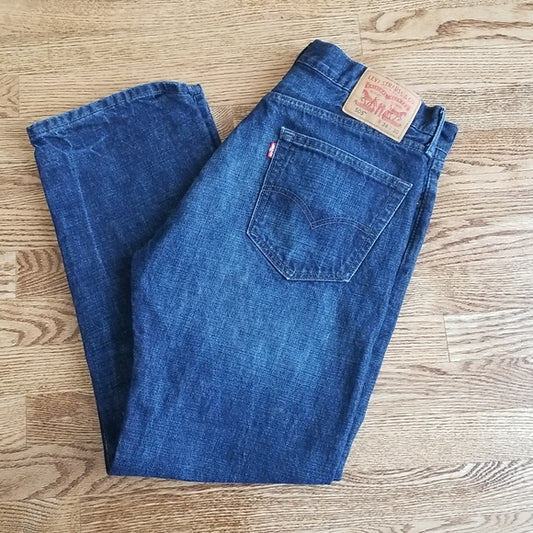 (34Wx30L) Levi's Men's 505 Cotton Blend Denim Jeans Classic Contemporary