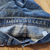 (W26/L28) American Eagle Outfitters Straight Leg Cropped Distressed Ankle Cotton