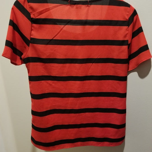 Forever 21 Red and Black Stripe