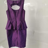 Stunning Purple Dress with mesh Chest Cut Out!