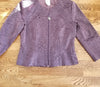 Zip Up Purple Blazer/Jacket