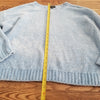 Powder Blue Chenille Chunky Knit Sweater