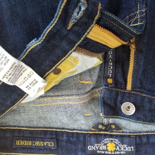 Lucky Brand Classic Rider Jean Size 6