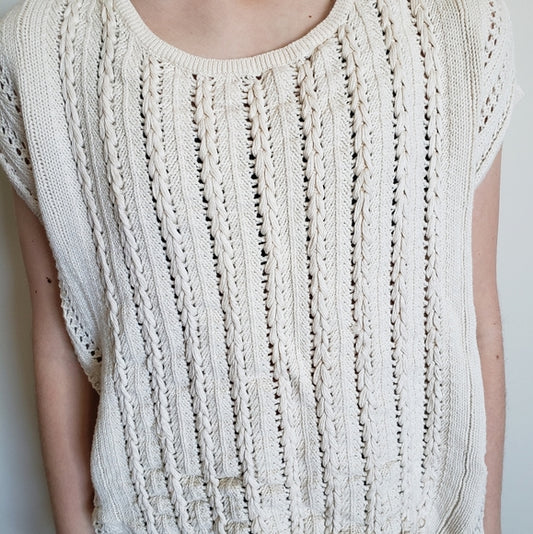 Lucky Cream Colored Sweater Vest or Tank ❤