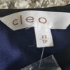 NWT Cleo Sheer Sleeve Velvet Polka Dot Top