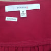 Studio M Soft Flowy Top Burgundy Sz M