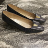 Navy Blue Bows on Toes Salvatore Feragamo 9AAA