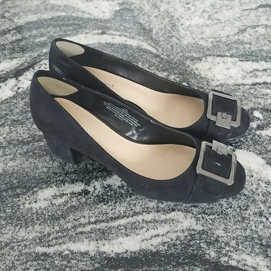 Nine West Farinao ❤Chunky Heel ❤with Buckle ❤Sz7.5