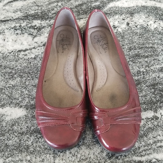 Lily Strides❤ 7M ❤Burgundy Flats ❤