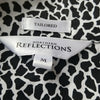 Northern Reflections Tailored Zebra Top ❤Sz M