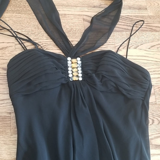 SL Fashions ❤Sz 12❤Evening Maxi Dress