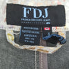 (L) FDJ ❤ Metallic Animal Print ❤ Light  Denim Jacket