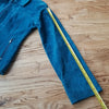 (M) Leather Lined Jacket Aqua Color