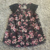 (XS) Kismet Floral Roses with Lace Shoulders and Tie Back