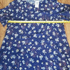 (L) NWT Torrid Sz 0 Floral Blue Baby Doll Style