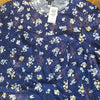 (L) NWT Torrid Sz 0 Floral Blue Baby Doll Style