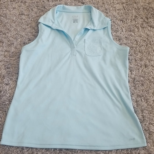 (M) Izod Freedom X Cool FX Golf Tank with Beading Detail Soft Silky