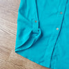 (M) Calvin Klein Sheer Button Up Blouse 💙Adjustible Sleeve Length