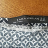 (XS) Zara Woman ❤ Patterned Long Sleeved Blouse 😍