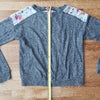 (S) Xhilaration Long Sleeved Top 🖤 Sweet Full Length Back Zipper