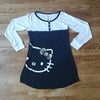 (S) Hello Kitty Lightweight Sleep Shirt 🖤Sweet