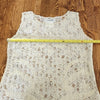 (S) Valenti Vintage Lace Tank Top with Irradescent Threading Detail