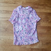 (XS) TanJay Floral Blouse 💜 Stretchy & Feminine