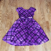 (10) Jona Michelle Deep Violet Dress 💜 Full Skirt 💜 Cute Belt