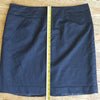 (18) Cleo Petites Classic Black Pencil Skirt ❤ Cotton Blend ❤ Back Slit