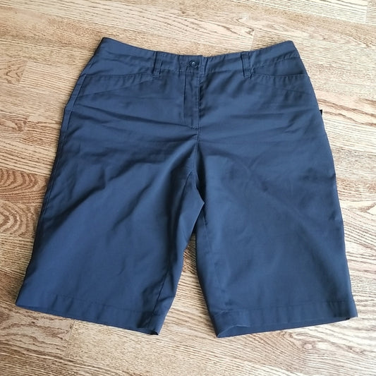 (6) N°VO by Lanctót Classic Black Golf Shorts ❤ Athleisure