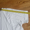 (1X) Reitmans Plus White Short Sleeve Cardigan Casual Viscose Blend Modern