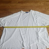 (3X) Reitmans Plus White Short Sleeve Cardigan ❤ Dressy/Casual ❤ Viscose Blend