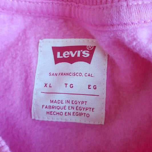 (XL) Levi's Youth Logo Pink Pull On Sweater 😎 Awesome