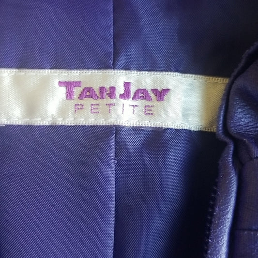 (16P) TanJay Lightweight Purple Jacket ❤ Ruched Detailing ❤ Padded Shoulders
