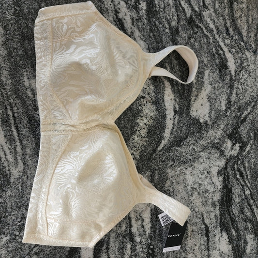 NWT (44C) Deyllo Wireless Minimizer Bra Thick Straps