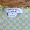 (2X) Liz Claiborne Patterned Wrap Top ❤ Summery ❤