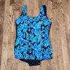 (16) Vogue Floral Tropical Palms Swimsuit Vacation Summer