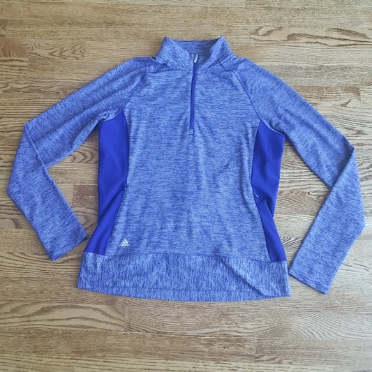 (M) Adidas Indigo Heathered Sweatshirt/Sweater ❤Activewear ❤ Sporty ❤ Athleisure
