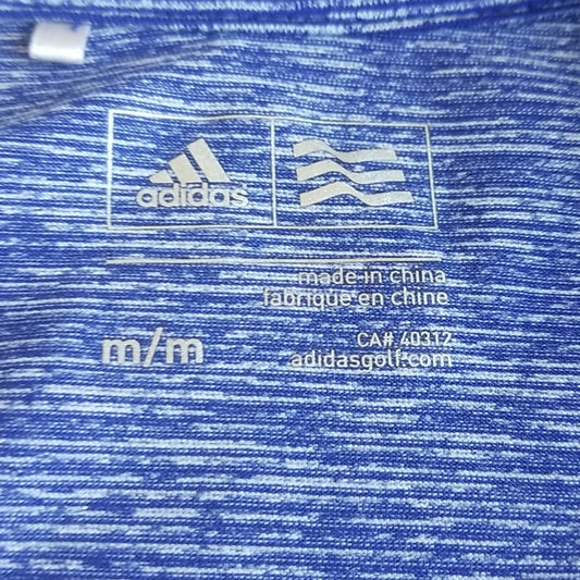 (M) Adidas Indigo Heathered Sweatshirt/Sweater ❤Activewear ❤ Sporty ❤ Athleisure