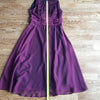(10) Connected Apparel Maroon Shine Full Skirted Dress ❤ Lovely ❤