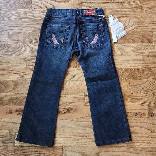 (4) NWT James Dry Aged Denim Baby James Pink Crystal Bandit Bling Glam Classic