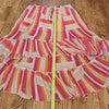 (XL) Roxy HI Lo Romantic Boho Cottagcore Vacation Caribbean Ruffled