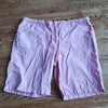 (16) Faded Glory Cotton Blend Light Plaid Shorts ❤ Light Redish Pink