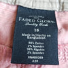 (16) Faded Glory Cotton Blend Light Plaid Shorts ❤ Light Redish Pink