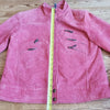 (S) I.B Exchange 100% Leather Shell Suede Jacket Fall Soft Classic Retro Moto