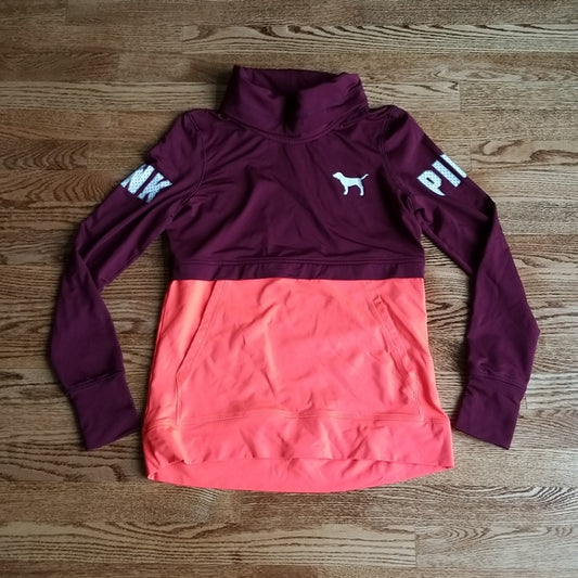 (S) PINK Victoria's Secret Athleisure Sweatshirt ❤ Sporty ❤ Thumb Holes