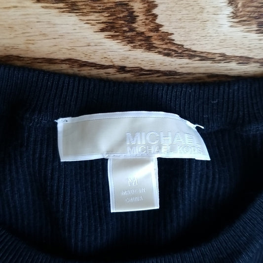 (M) MICHAEL Michael Kors Bodycon Ribbed Texture Dress ❤ Shoulder Cutouts 😍