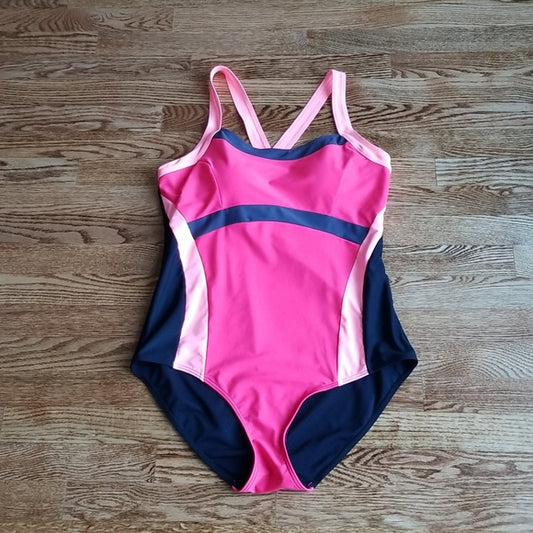 (XL) Bright Coral One Piece Swimsuit ❤ Beach ❤ Summer ❤ Swim