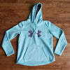 (S) Under Armour Aquamarine Cold Gear Pull On Hoodie ❤ Loose Fit 🥰